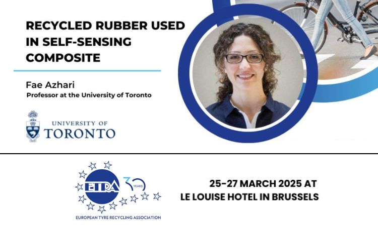 ETRA Conference 2025 to showcase University of Toronto’s self-sensing composite from recycled rubber