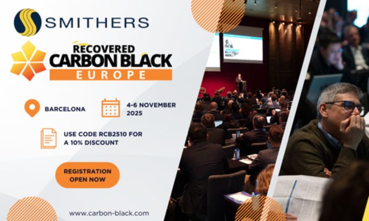 Smithers’ Recovered Carbon Black Europe conference returns to Barcelona, Spain on November 4–6, 2025
