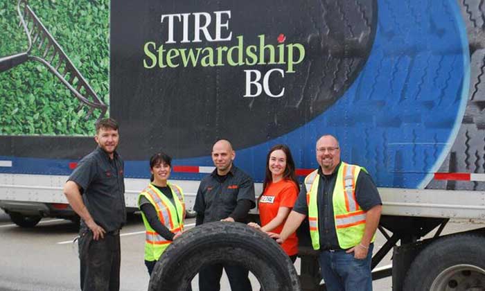 Tire Stewardship BC celebrates 30 year anniversary and 100 million tires recycled