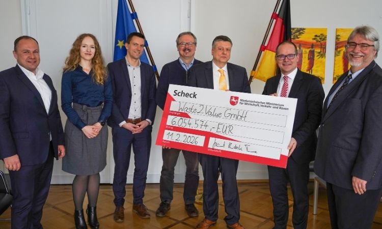 Waste2Value GmbH secures a 6 million grant for thermolysis plant